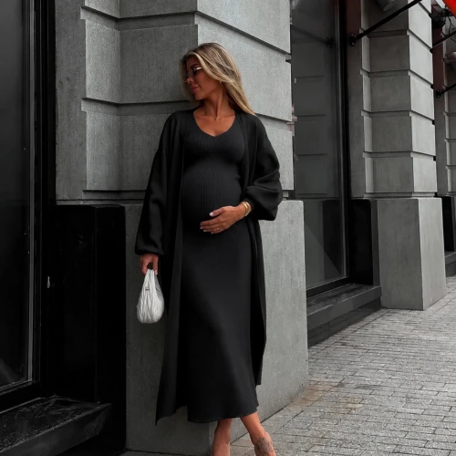Set cardigan și rochie