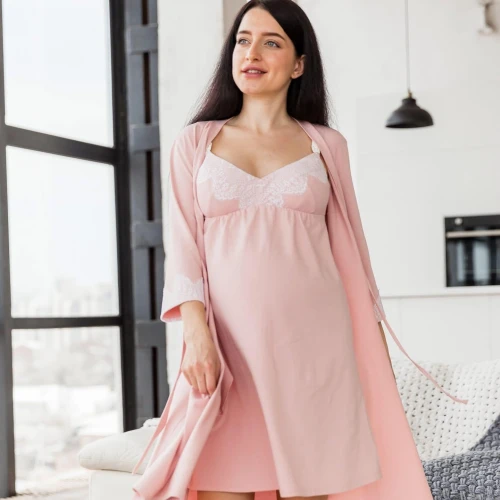 Set pentru maternitate Maya roz