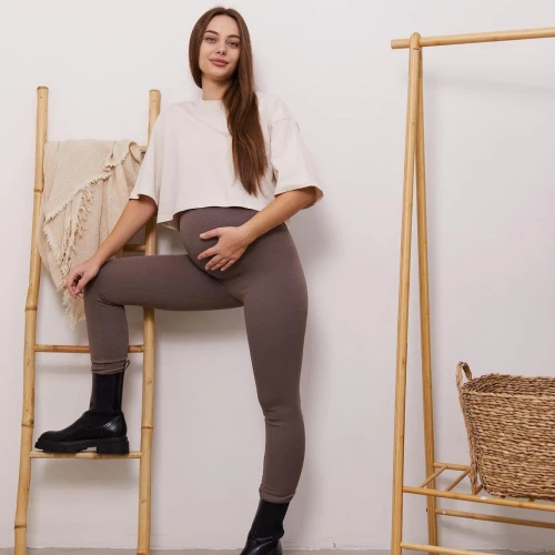 Leggins cu fleece în linii