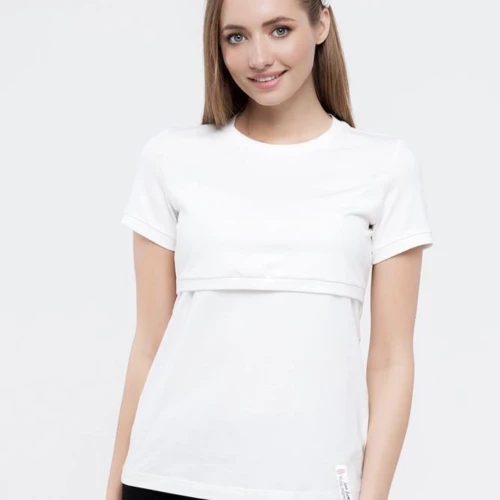 Tricou sarcina si alaptare Margo Ivory