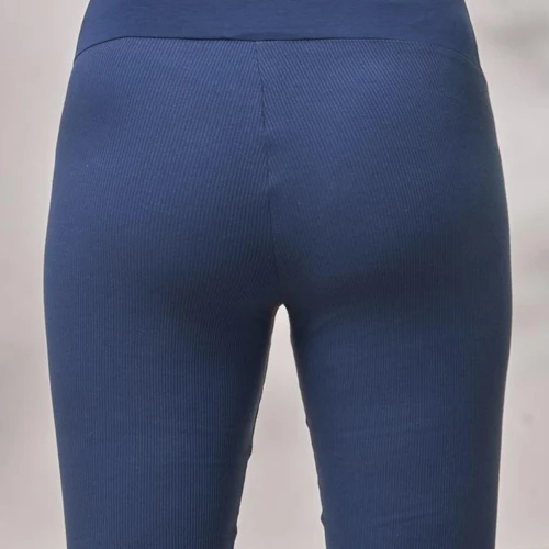 Colanți scurți pentru gravide Carry: blue jeans