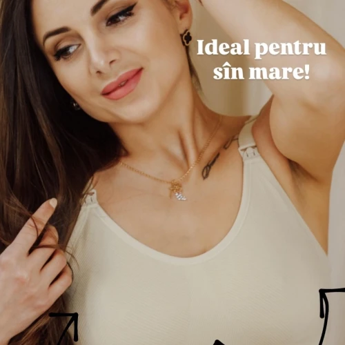 Top alăptare R0043 Verde