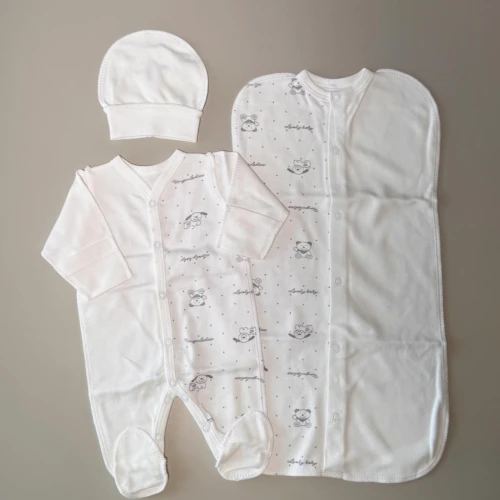 Set prematur salopetă+cocon