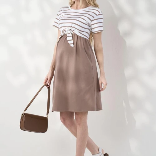 Rochie Becky capucino