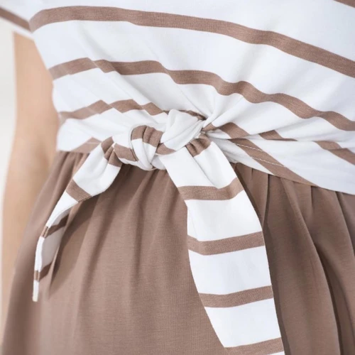 Rochie Becky capucino