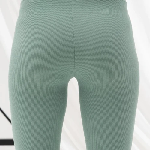 Colanți scurți pentru gravide Carry: Verde