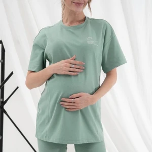 Colanți scurți pentru gravide Carry: Verde