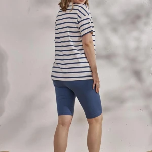 Colanți scurți pentru gravide Carry: blue jeans
