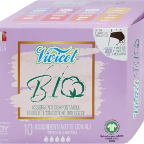 Absorbante Eco de Noapte  cu Aripioare - Vivicot
