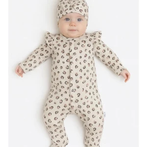 Salopetă cu turban - leopard