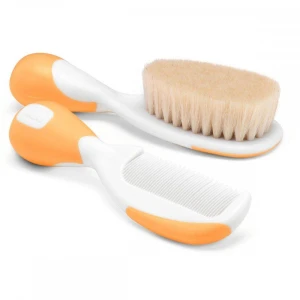 Set perie si pieptene Chicco Galben
