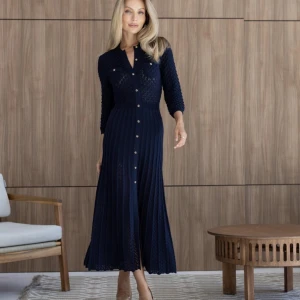 Rochie Romance albastru închis