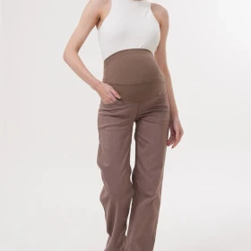 Blugi sarcină 3864 mokko